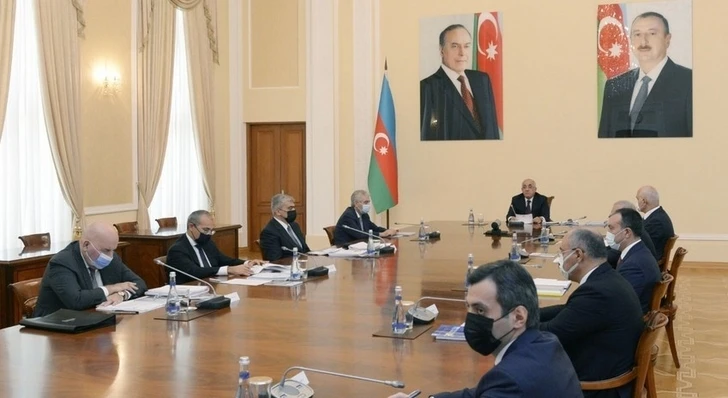 Проведено расширенное заседание Кабинета министров Азербайджана - ФОТО