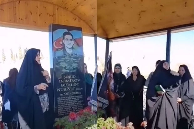 Проиранские призывы женщин у могилы шехида - кто они? - ВИДЕО