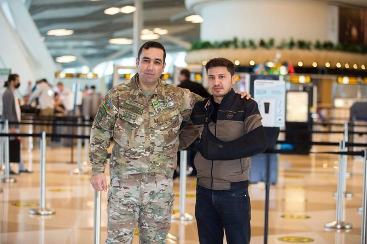 На лечение в Турцию отправлены еще четверо азербайджанских военнослужащих - ФОТО