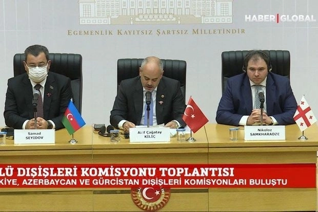Состоялось очередное заседание межпарламентской комиссии Турции, Азербайджана и Грузии - ВИДЕО