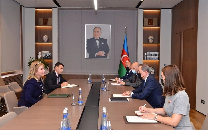 Джейхун Байрамов встретился с послом Алжира в Азербайджане - ФОТО