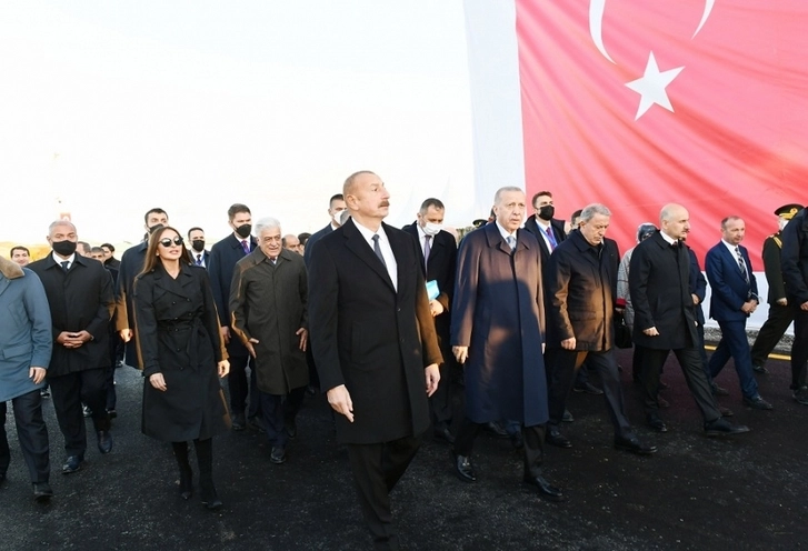 Президенты Азербайджана и Турции ознакомились с работами, проводимыми в селе Агалы - ОБНОВЛЕНО/ФОТО