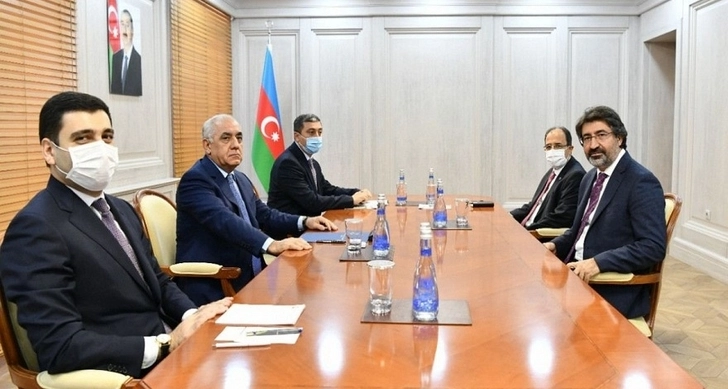 Али Асадов встретился с председателем правления Ассоциации банков Турции