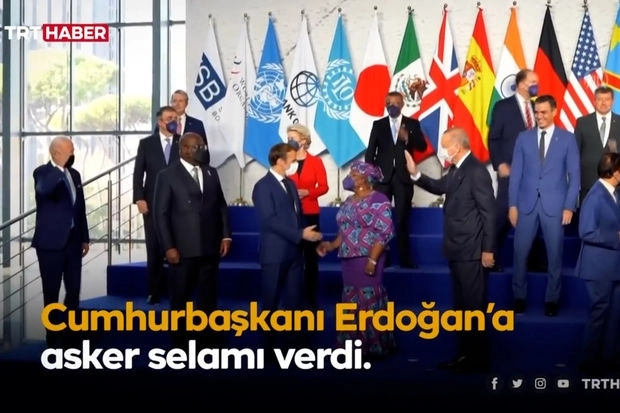 Президент США передал Эрдогану воинское приветствие – ВИДЕО