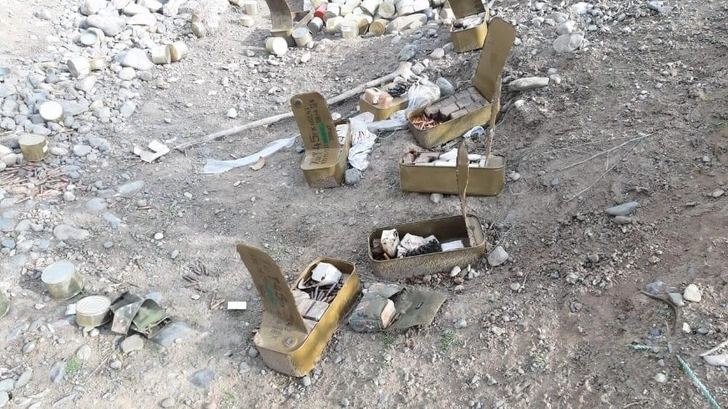 В Агдаме обнаружены принадлежавшие армянам фосфорные боеприпасы - ФОТО