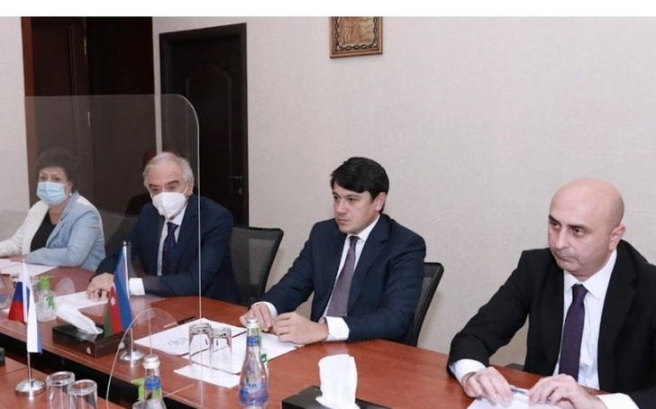 Спецпредставитель президента России посетил Госкомитет по работе с диаспорой Азербайджана - ФОТО