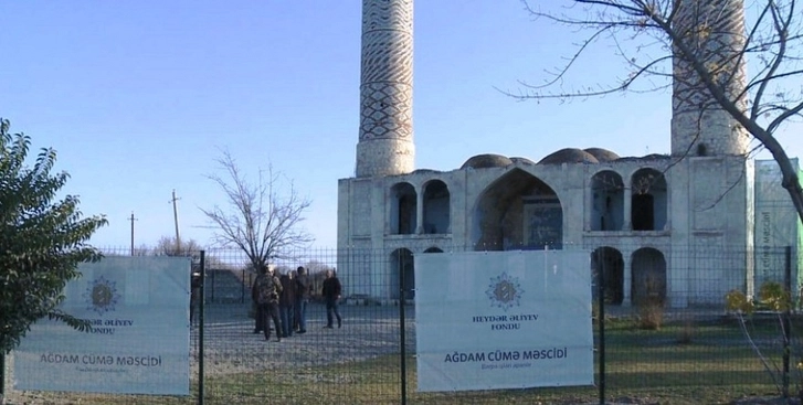 В Агдаме восстанавливается Джума-мечеть – ФОТО