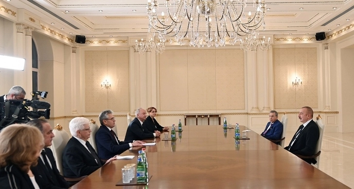 Ильхам Алиев принял президента Российской академии наук