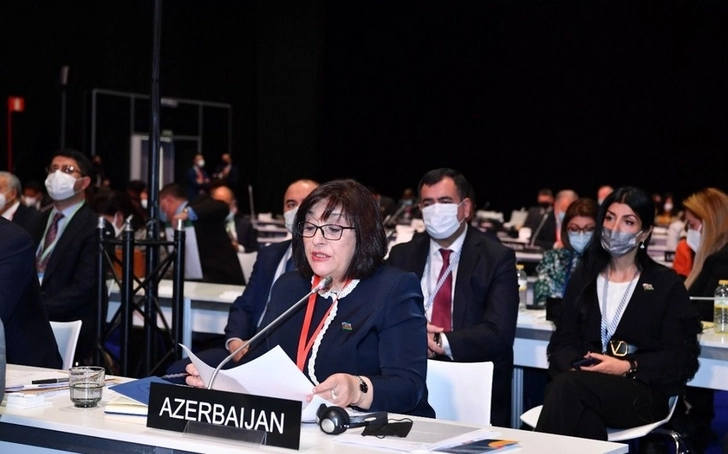 Сахиба Гафарова выступила на 143-й Ассамблее Межпарламентского союза - ФОТО