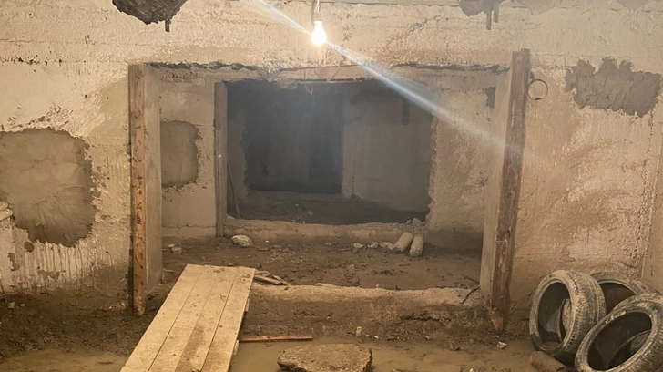 МЧС приостановило незаконные работы в подвале здания в Баку - ФОТО/ВИДЕО
