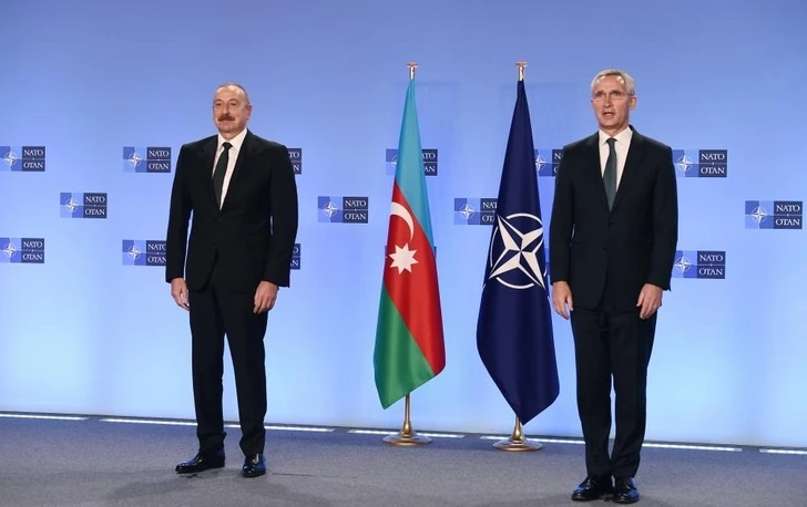 В Брюсселе состоялась встреча президента Азербайджана и генсека НАТО - ФОТО/ОБНОВЛЕНО