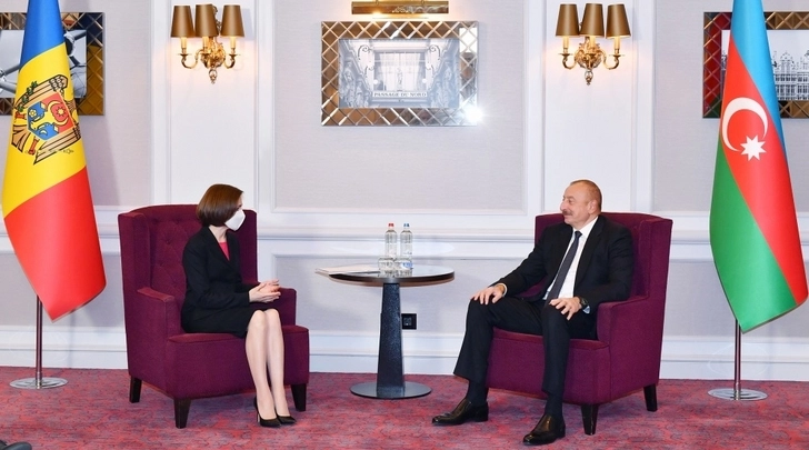 Ильхам Алиев встретился с президентом Молдовы - ОБНОВЛЕНО - ФОТО