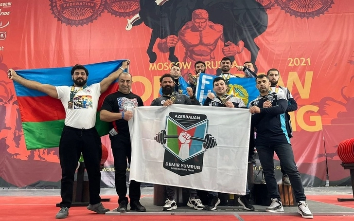 Азербайджанские пауэрлифтеры стали чемпионами мира - ФОТО