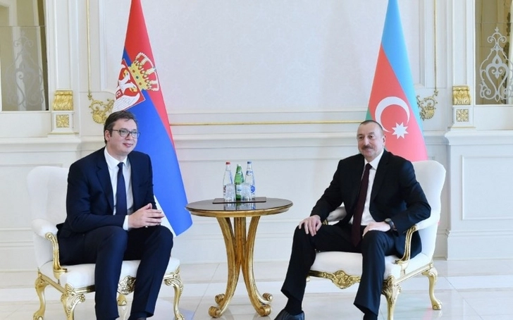 Президент Сербии поздравил Ильхама Алиева