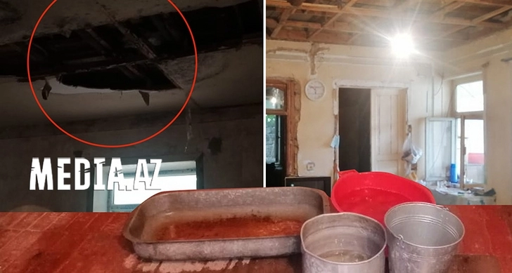 Дом жителя Баку находится в аварийном состоянии: ИВ не принимает никаких мер - ФОТО