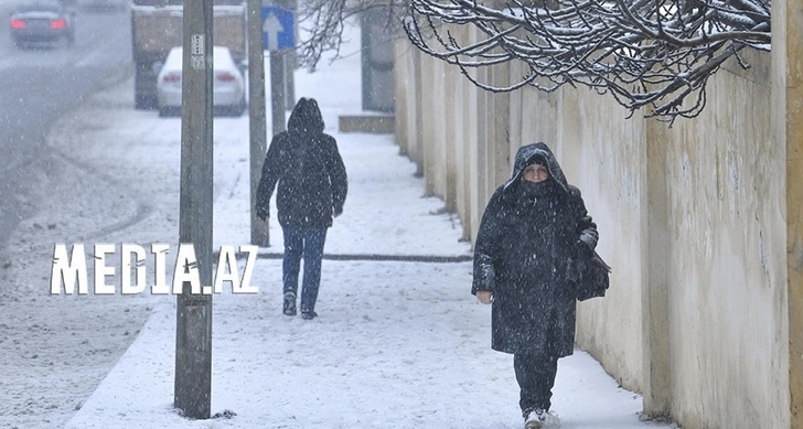 Завтра в Баку ожидается снег - ОБНОВЛЕНО