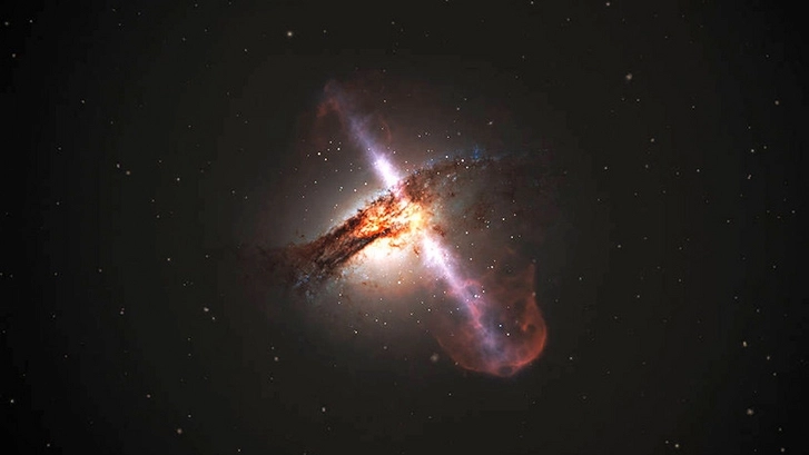 Впервые найдена черная дыра, которая создает звезды, а не поглощает их - ФОТО