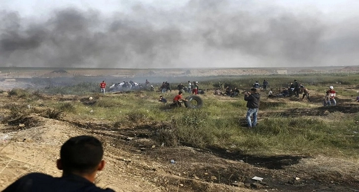 Около 80 палестинцев пострадали в столкновениях на Западном берегу Иордана