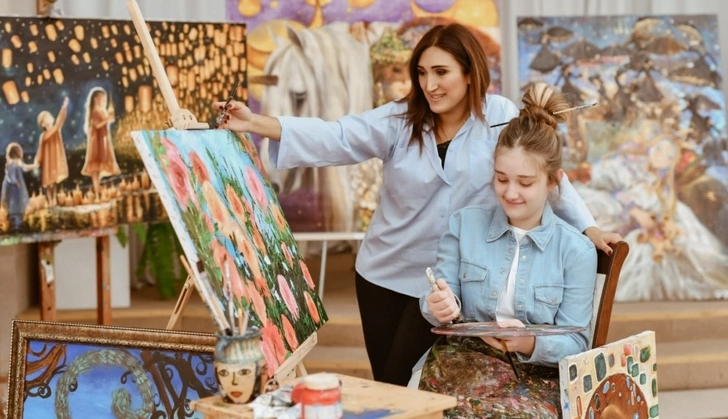 10-летняя азербайджанская художница приняла участие в проекте Всемирного фонда детского творчества