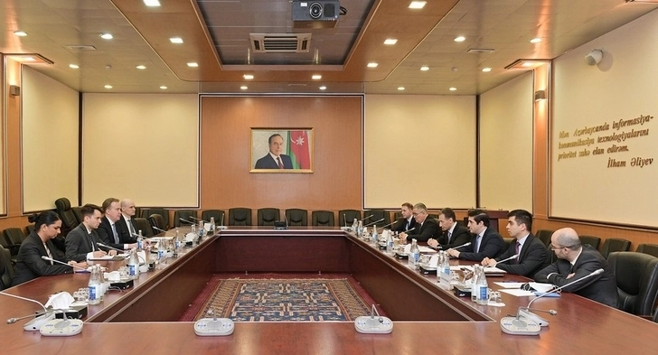 Рашад Набиев встретился с президентом Всемирного экономического форума - ФОТО