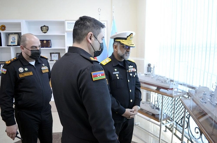 Пакистанская делегация посетила ВМС Азербайджана - ФОТО