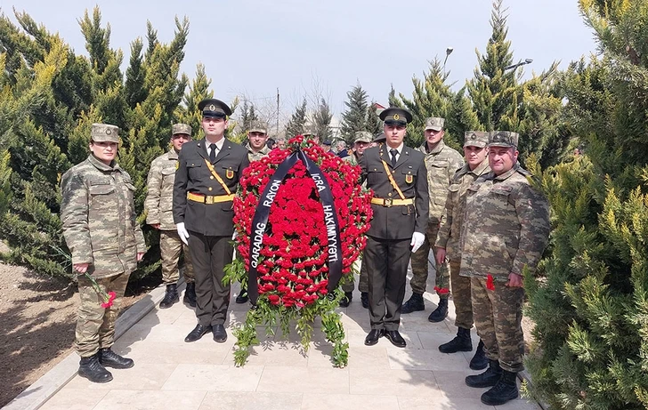 В азербайджанской армии состоялся ряд поминальных мероприятий по случаю Дня геноцида азербайджанцев - ФОТО