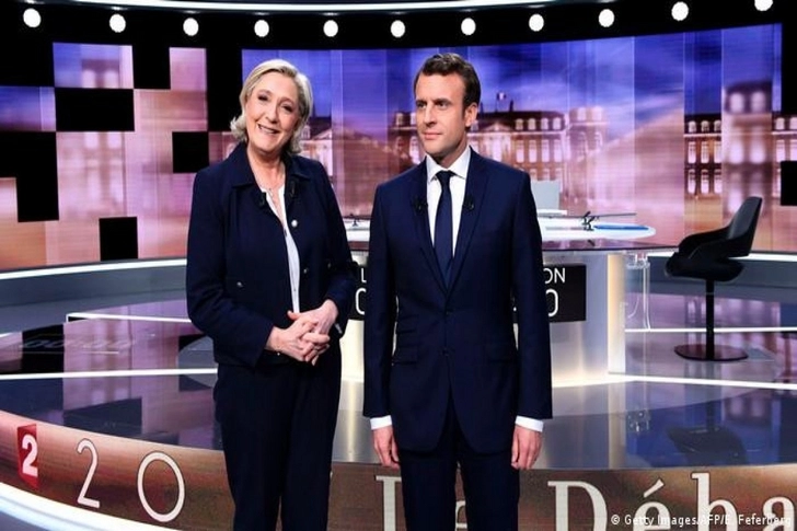 Президентские выборы во Франции: лидирует Макрон