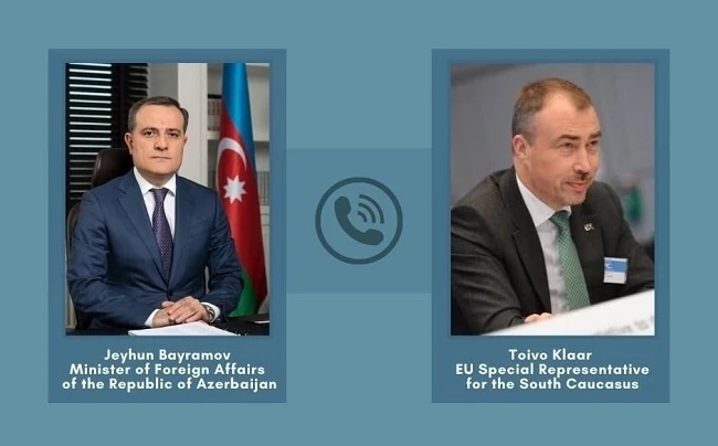Состоялся телефонный разговор между главой МИД Азербайджана и спецпредставителем ЕС по Южному Кавказу