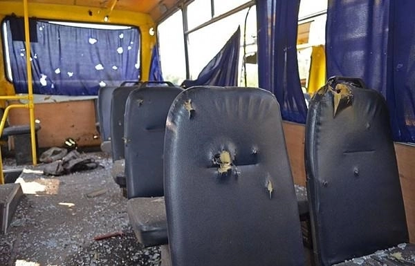 В Харькове обстрелян эвакуационный автобус, есть погибшие и раненые