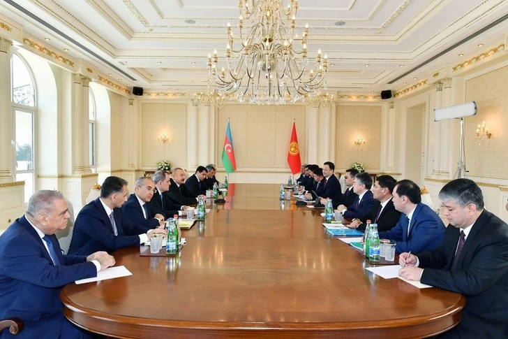 Состоялась встреча президентов Азербайджана и Кыргызстана в расширенном составе - ОБНОВЛЕНО