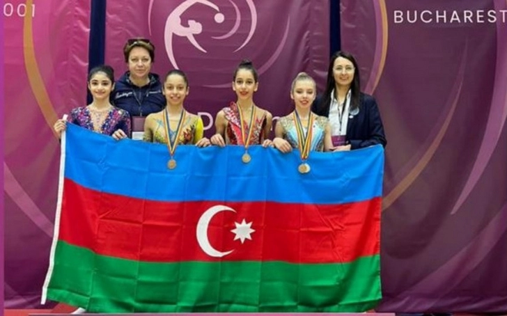 Азербайджанские гимнастки завоевали в Румынии пять медалей