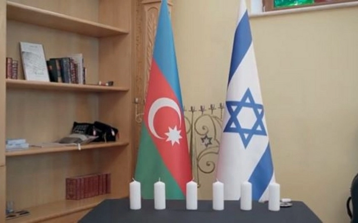 Посольство Израиля в Азербайджане чтит память жертв Холокоста - ВИДЕО