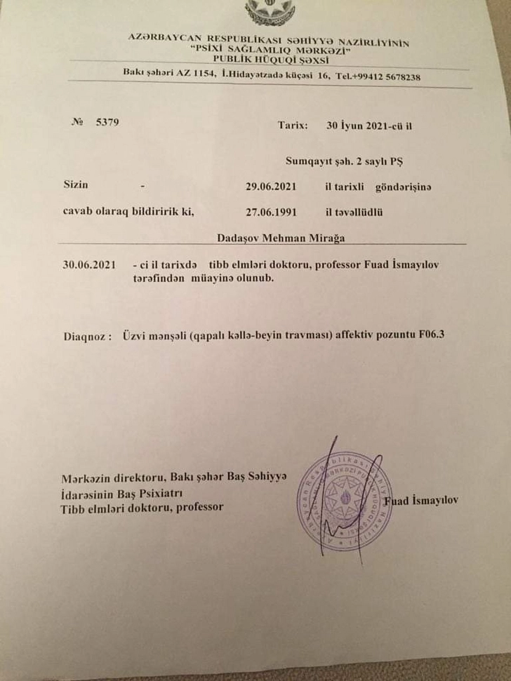 Media.az - Новости Азербайджана - Моего пособия не хватает, чтобы выплачивать ипотеку... Призыв о помощи инвалида Карабахской войны