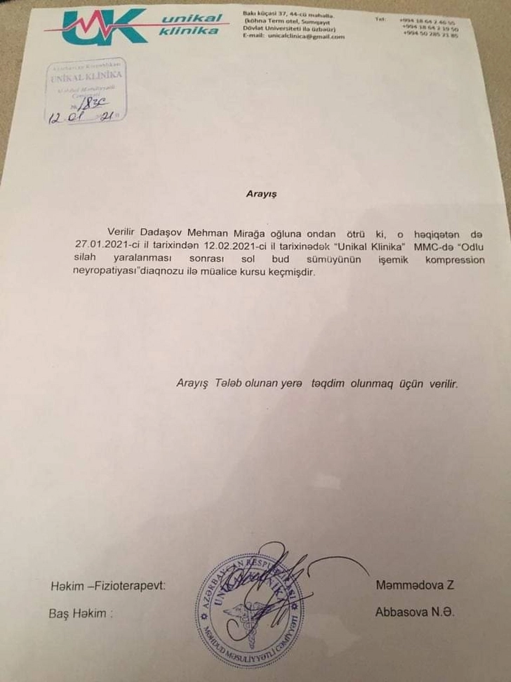 Media.az - Новости Азербайджана - Моего пособия не хватает, чтобы выплачивать ипотеку... Призыв о помощи инвалида Карабахской войны