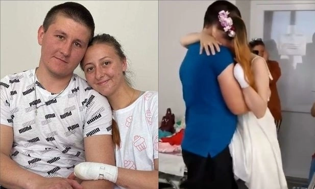 Подорвавшаяся в Украине на мине медсестра вышла замуж прямо в больнице - ФОТО/ВИДЕО
