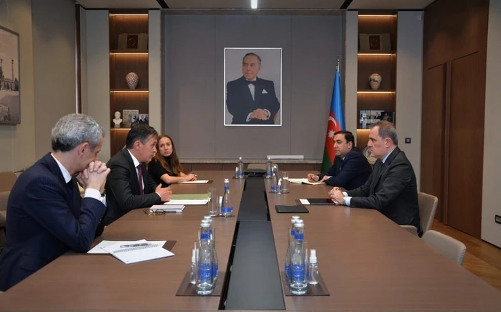 Джейхун Байрамов обсудил с послом МИД Франции процесс нормализации отношений с Арменией - ФОТО