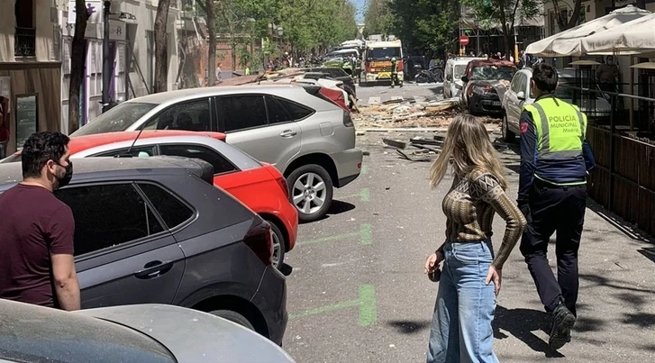 Мощный взрыв прогремел в жилом доме в центре Мадрида - ВИДЕО