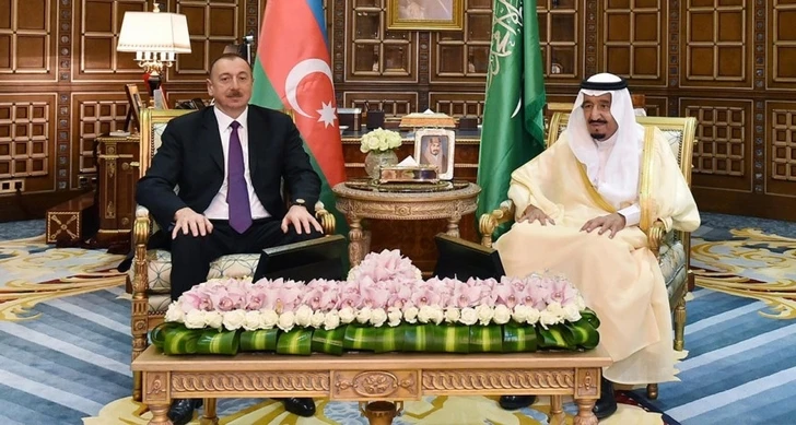 Король Саудовской Аравии поздравил Ильхама Алиева