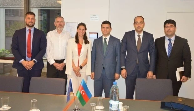 Орхан Мамедов провел в Брюсселе встречи с представителями структур ЕС - ФОТО