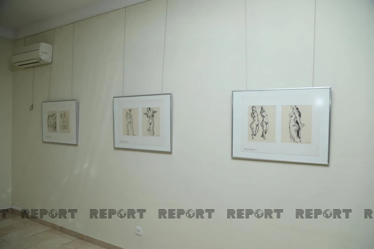 В Баку открылась выставка картин немецкого художника Отто Хольта - ФОТО