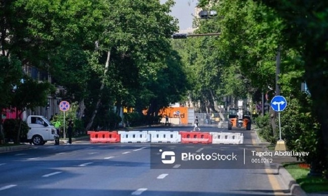 Как выглядят измененные из-за «Формулы-1» дороги Баку? - ФОТОРЕПОРТАЖ Photostock.az
