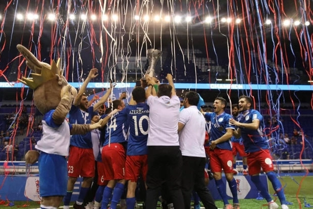 Сборная Азербайджана по мини-футболу стала чемпионом Европы - ВИДЕО