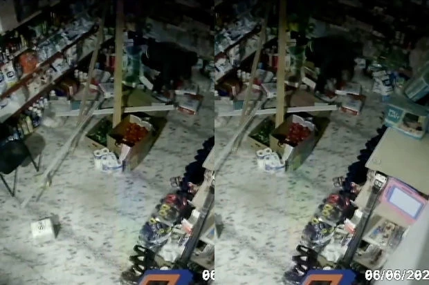 В Билясуваре кража из магазина попала на камеру - ВИДЕО