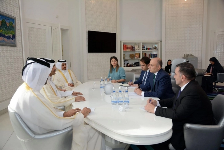 Министр культуры Азербайджана провел встречу с катарским коллегой - ФОТО