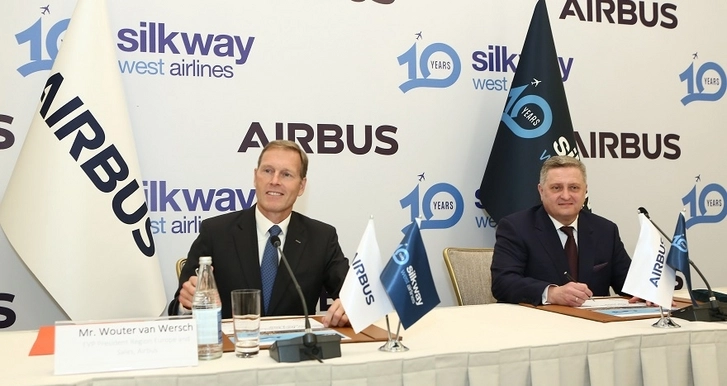 Silk Way West Airlines подтверждает покупку   двух самолетов нового поколения Airbus A350F