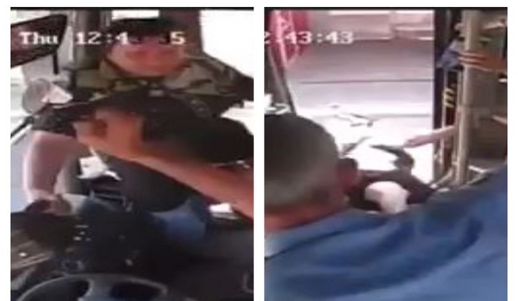 Водитель, вытолкнувший женщину из автобуса в Сумгайыте, задержан - ОБНОВЛЕНО - ВИДЕО