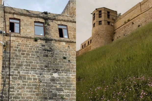 «Современный» подход к нашей истории: На древней крепости Дербента поставили пластиковые окна - ФОТО