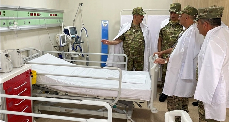 Закир Гасанов принял участие в открытии нового военного госпиталя в Ходжавендском районе - ВИДЕО