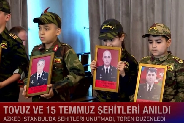 В Стамбуле почтили память шехидов Товузских боев и погибших при попытке государственного переворота  - ВИДЕО