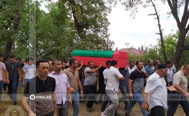 Состоялись похороны шехида, погибшего в Товузском районе - ФОТО/ОБНОВЛЕНО